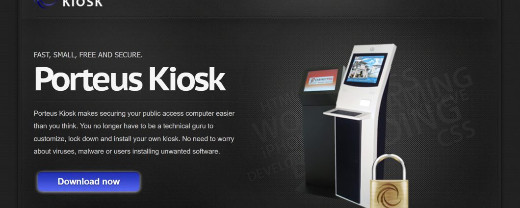 Porteus Kiosk 5.5: arrivato Linux 6.1 ed il supporto ad exFAT