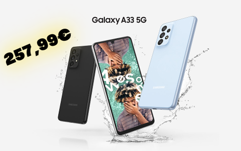 Samsung Galaxy A33 5G al MIGLIOR PREZZO: lo spettacolo è solo su Amazon!