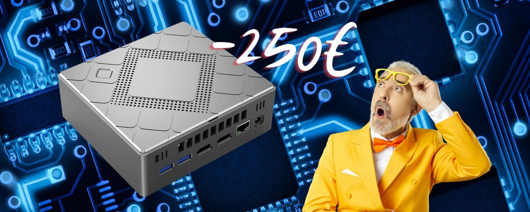 Mini PC Intel i5 e Windows 11 Pro, MOSTRUSO anche lo sconto di 250€