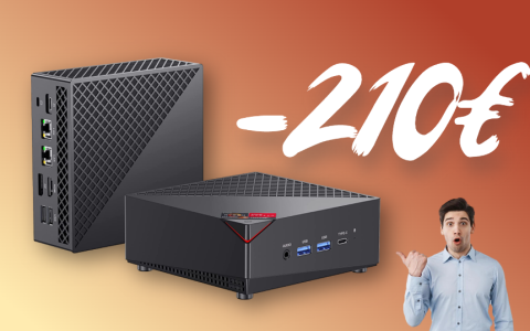 CLAMOROSO -210€ sul Mini PC con Ryzen 5 e 16GB di RAM