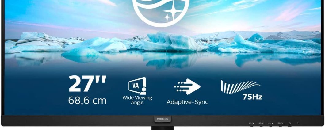 Monitor 27'' Philips 272V8LA: su Amazon disponibile con il 13% DI SCONTO