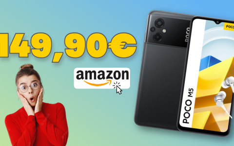 POCO M5 con display FHD+ 90Hz: prezzo IRRESISTIBILE su Amazon!