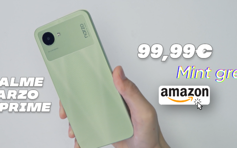 Realme Narzo 50i Prime con display 6,5 HD+ e fotocamera AI da PRENDERE ORA