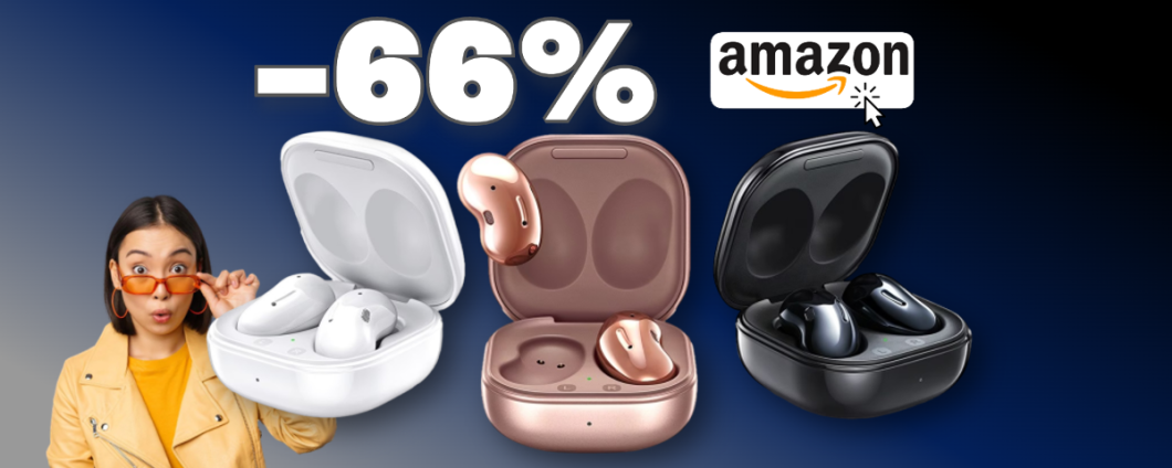 Samsung Galaxy Buds Live: impossibile resistere allo sconto del 66%