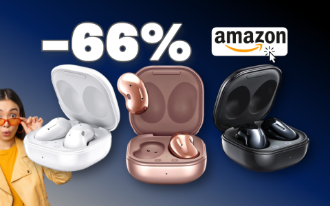 Samsung Galaxy Buds Live: impossibile resistere allo sconto del 66%