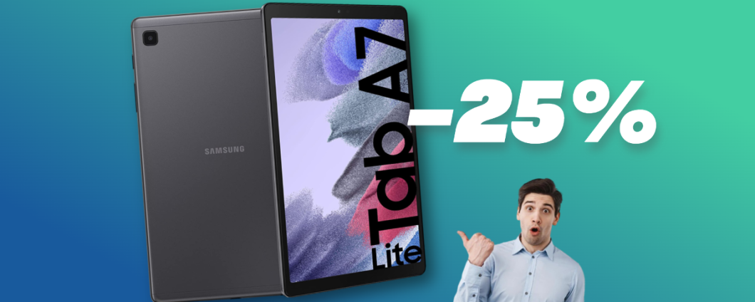 Samsung Galaxy Tab A7 Lite in OFFERTA a meno di 150€: affare fatto