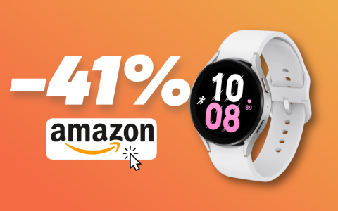 Samsung Galaxy Watch5 44mm: Amazon ABBATTE il prezzo con lo sconto del 41%