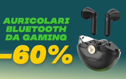 Auricolari Bluetooth da gaming a bassa latenza REGALATI con lo sconto del 60%