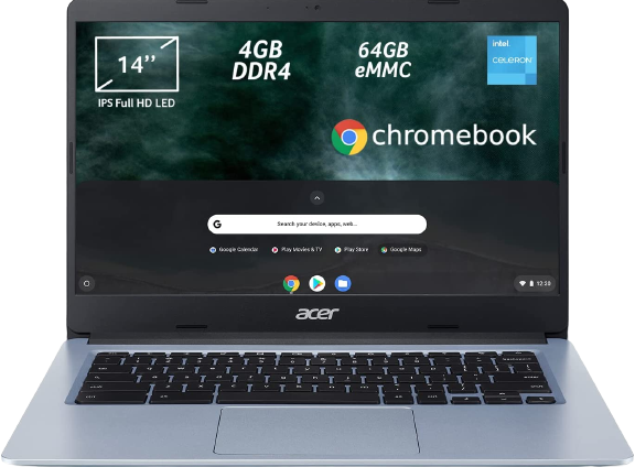 Acer Chromebook 314 CB314-1H-C15P: su Amazon disponibile con 140,00 EURO DI SCONTO!