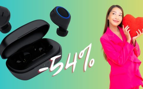 Creative: auricolari wireless con 10h di suono al 54% in MENO