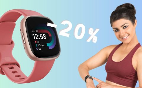 Fitbit Versa 4 in PROMOZIONE al 20% solo su Amazon