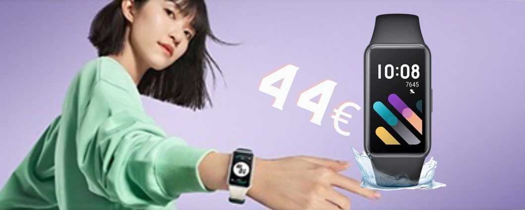 HONOR Band 7: display AMOLED e 96 profili per fare sport (44€)