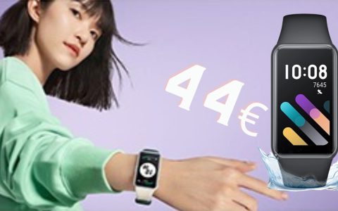 HONOR Band 7: display AMOLED e 96 profili per fare sport (44€)