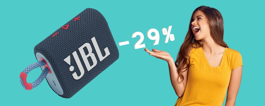 JBL GO 3: lo speaker Bluetooth da prendere a occhi chiusi (31€)