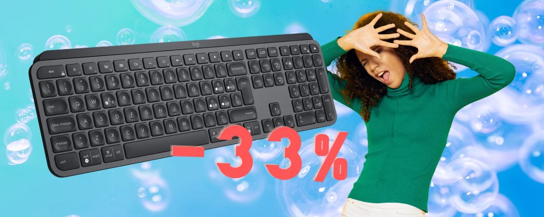 Logitech MX Keys: torna in OFFERTA l'epica tastiera wireless