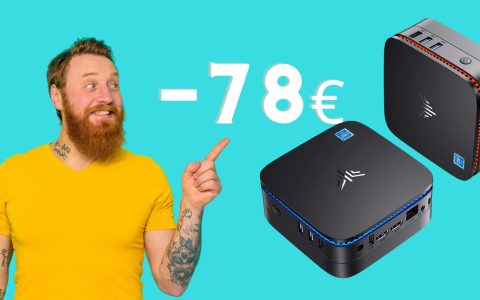 Mini PC con SSD da 512GB e 16GB di RAM in SCONTO di 78€