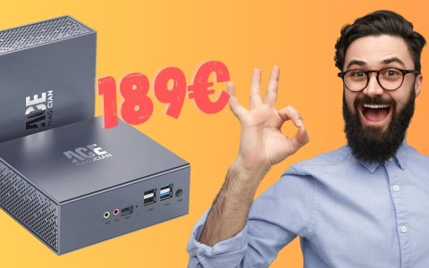 Mini PC potentissimo ed economico, ora su Amazon è tuo a 189€