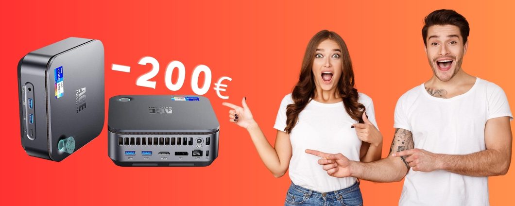 Mini PC con Windows 11 Pro e Intel Core i5 in SCONTO di 200€