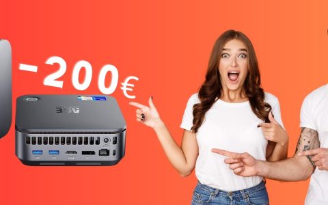 Mini PC con Windows 11 Pro e Intel Core i5 in SCONTO di 200€