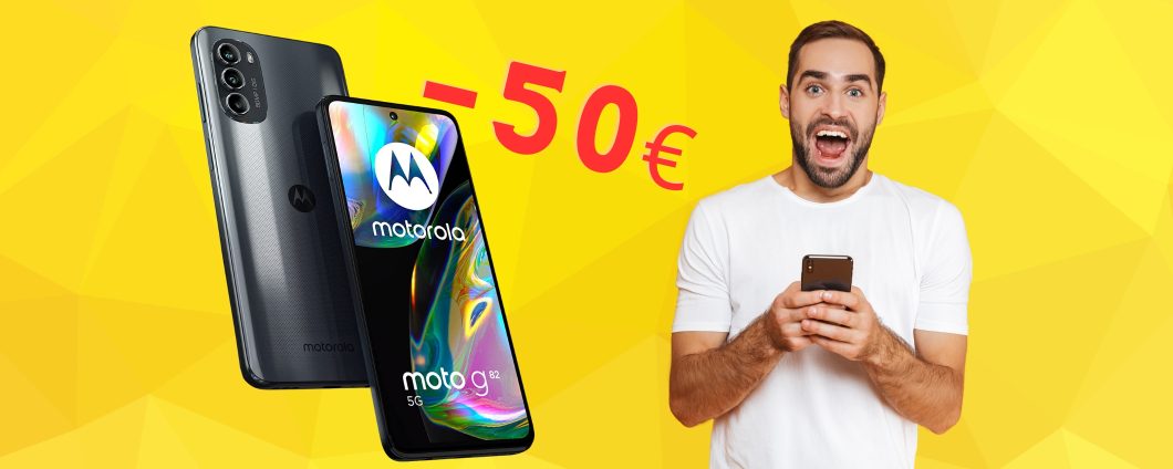 Motorola moto g82 in SCONTO su Amazon a 50€ in MENO