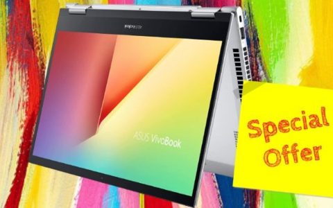 Notebook ASUS VivoBook Flip 14: lo paghi 100 euro IN MENO su Amazon