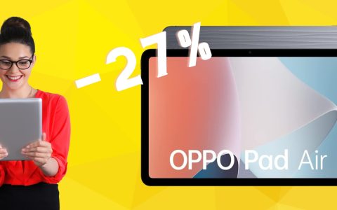 OPPO Pad Air: il tablet leggero e potente in SCONTO del 27%