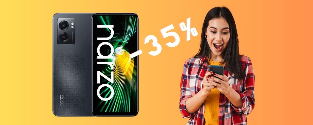 Realme Narzo 50 5G a 129€: BOMBA del weekend su Amazon