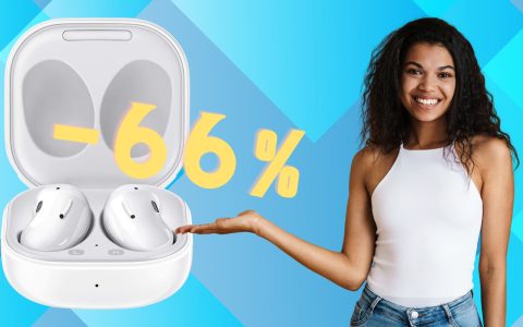 Samsung Galaxy Buds Live al 66% su Amazon, prezzo SHOCK