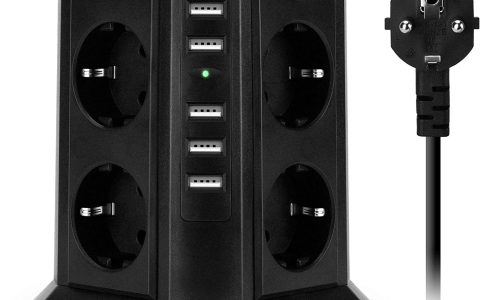 Torretta multipresa verticale con USB: da oggi su Amazon con DOPPIO SCONTO