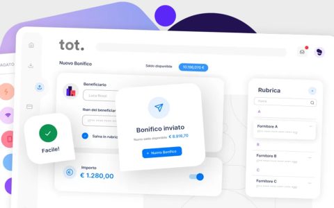 Tot rivoluziona i bonifici online: ripeti, programma, invia senza limiti