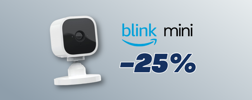 Blink Mini: la videocamera di sicurezza con Alexa oggi costa POCHISSIMO