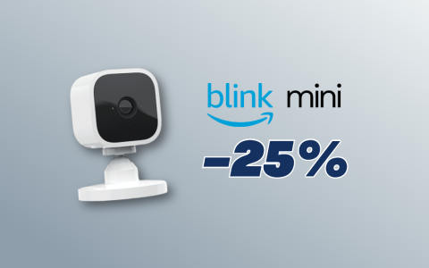 Blink Mini: la videocamera di sicurezza con Alexa oggi costa POCHISSIMO