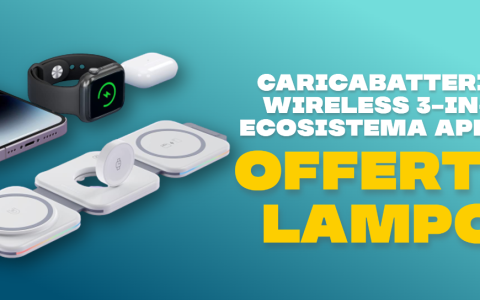 Questo è il caricabatterie wireless DEFINITIVO per il tuo ecosistema Apple ed è in OFFERTA LAMPO