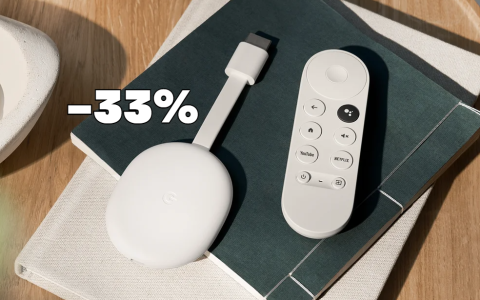 Chromecast con Google TV (HD): su Amazon risparmi il 33% e lo paghi pochissimo