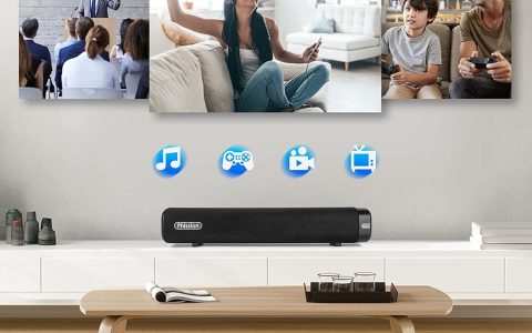 Soundbar per PC e TV di Phission con Bluetooth 5.0 in promo speciale su Amazon