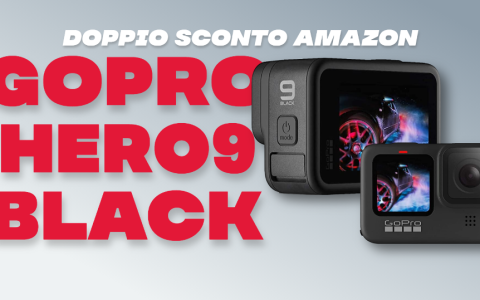 GoPro HERO9 Black IMPERDIBILE con il doppio sconto Amazon: tua a meno di 290€