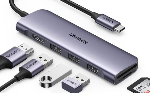 HUB USB-C 6 in 1 UGREEN: GRANDE OFFERTA su Amazon da oggi col 15% di sconto