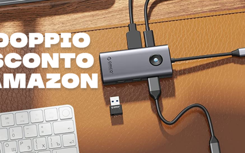 Hub USB-C 5-in-1: prezzo a PICCO con il DOPPIO SCONTO Amazon