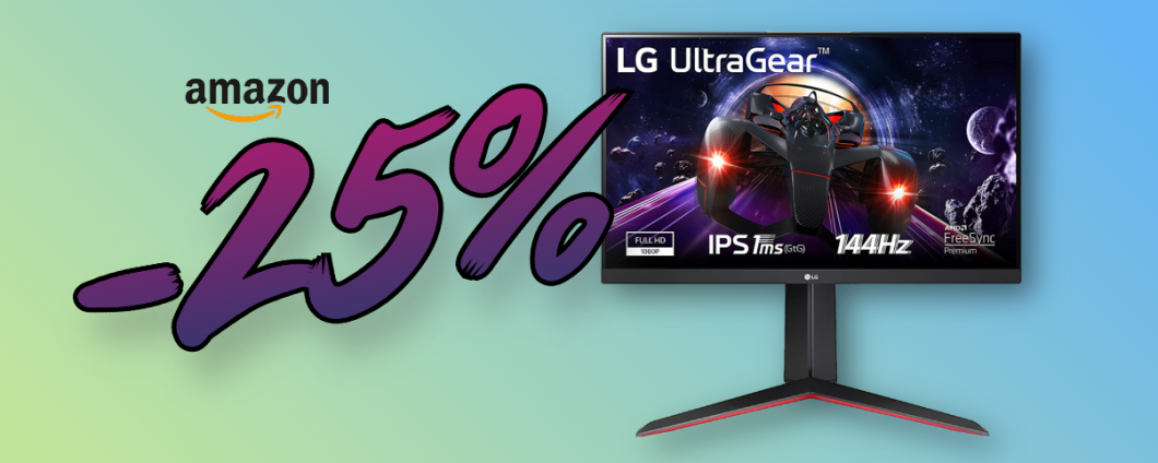 Il monitor da gaming LG UltraGear FHD da 24