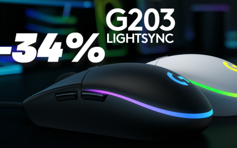 Logitech G203 LIGHTSYNC in OFFERTA a meno di 28€: best buy Amazon