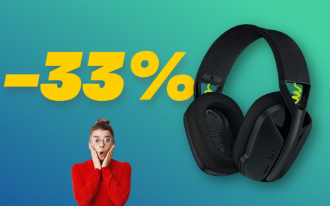 Logitech G435 Lightspeed ad un PREZZO SHOCK su Amazon (-33%)