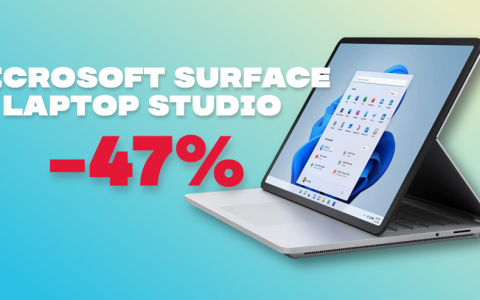 Microsoft Surface Studio Laptop: SCONTO MOSTRUOSO del 47% (-899€)