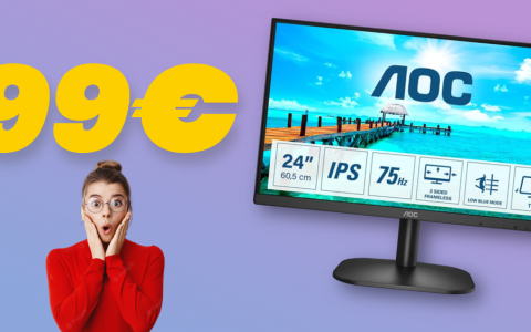 Il monitor AOC FHD da 24