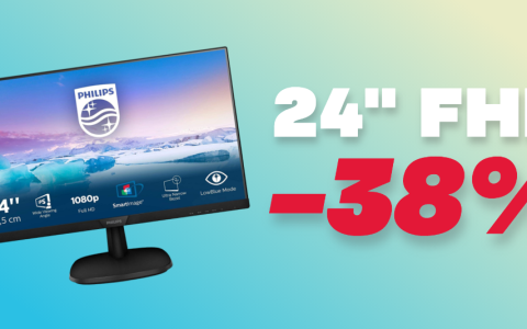 OFFERTONA Amazon sul monitor Philips 24