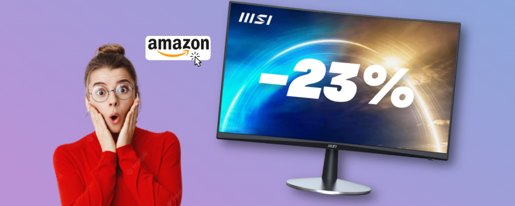 Questo monitor curvo MSI FHD è un AFFARE PAZZESCO su Amazon