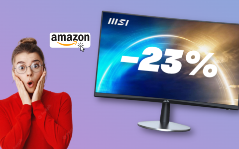 Questo monitor curvo MSI FHD è un AFFARE PAZZESCO su Amazon