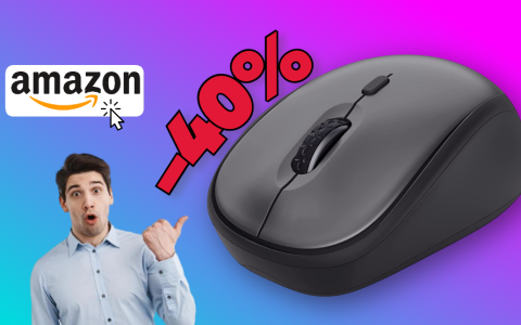 Amazon quasi ti REGALA il mouse wireless Trust Yvi+, compatto e silenzioso (-40%)