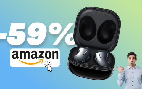 Samsung Galaxy Buds Live: Amazon POLVERIZZA il prezzo con lo sconto del 59%