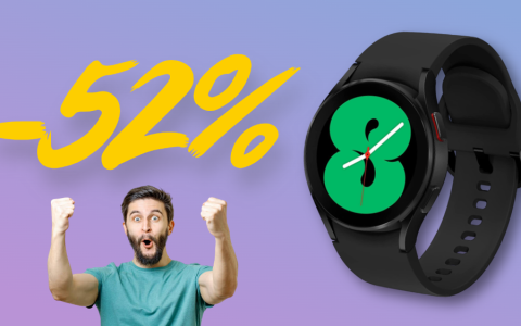 FOLLIA Amazon: -52% sul Samsung Galaxy Watch4 40mm