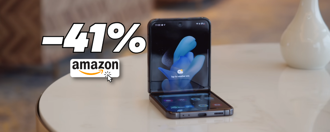 SHOCK Amazon con lo sconto del 41% sul Samsung Galaxy Z Flip4